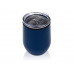 Термокружка Pot 330мл, темно-синий с нанесением логотипа компании