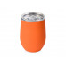 Термокружка Sense Gum, soft-touch, непротекаемая крышка, 370мл, оранжевый (P) с нанесением логотипа компании