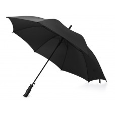 Зонт-трость "Concord", полуавтомат, черный с нанесением логотипа компании