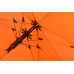 Зонт-трость "Color" полуавтомат, оранжевый с нанесением логотипа компании