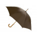 Зонт-трость полуавтоматический с деревянной ручкой с нанесением логотипа компании