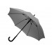 Зонт-трость полуавтомат Wetty с проявляющимся рисунком, серый с нанесением логотипа компании
