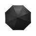 Зонт-трость полуавтомат Wetty с проявляющимся рисунком, черный с нанесением логотипа компании
