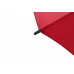 Зонт-трость "Concord", полуавтомат, красный с нанесением логотипа компании