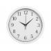 Пластиковые настенные часы  диаметр 25,5 см "Yikigai", белый с нанесением логотипа компании
