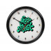 Часы настенные разборные «Idea», черный с нанесением логотипа компании