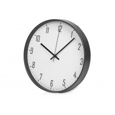Пластиковые настенные часы  диаметр 30 см "Carte blanche", черный