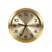 Часы настенные "Кларк", золотистый с нанесением логотипа компании