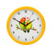 Часы настенные разборные «Idea», желтый с нанесением логотипа компании