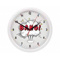 Часы настенные разборные «Idea», белый с нанесением логотипа компании