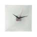 Часы настенные квадратные из стекла 28х28 см «Nile» с нанесением логотипа компании