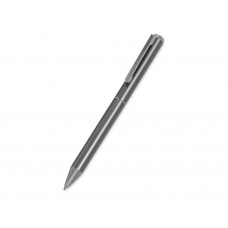 Шариковая ручка из переработанного алюминия "Alloyink", серебристая с нанесением логотипа компании