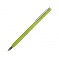 Ручка металлическая шариковая "Атриум", зеленое яблоко с нанесением логотипа компании