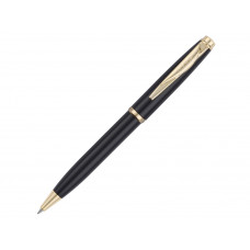 Ручка шариковая Gamme. Pierre Cardin, черный/золотистый с нанесением логотипа компании