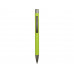 Ручка металлическая soft touch шариковая «Tender», зеленое яблоко/серый с нанесением логотипа компании