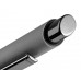 Металлическая шариковая ручка soft touch "Ellipse gum", серый с нанесением логотипа компании
