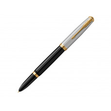 Перьевая ручка Parker 51 Premium Black GT, перо: M, чернила: Black, Blue, в подарочной упаковке