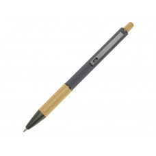 Darius шариковая ручка из переработанного алюминия, синие чернила - Серый с нанесением логотипа компании