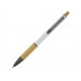 Darius шариковая ручка из переработанного алюминия, черные чернила - Белый с нанесением логотипа компании