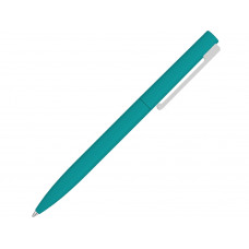 Шариковая ручка  "Bright F Gum" soft-touch, бирюзовый
