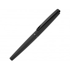 Ручка металлическая роллер «ETERNITY MR», черный с нанесением логотипа компании