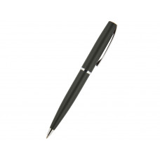 Ручка "Sienna" шариковая  автоматическая, черный металлический корпус, 1.0 мм, синяя