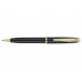 Ручка шариковая Gamme. Pierre Cardin, черный/золотистый с нанесением логотипа компании