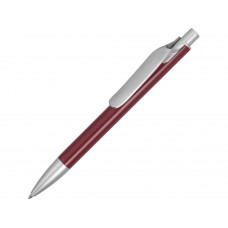 Ручка металлическая шариковая «Large», бордовый/серебристый