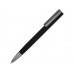 Ручка металлическая шариковая "Insomnia" софт-тач с зеркальным слоем, черная с серым с нанесением логотипа компании