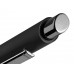 Металлическая шариковая ручка soft touch "Ellipse gum", черный с нанесением логотипа компании
