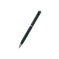 Ручка "Firenze" шариковая автоматическая софт-тач, зеленая
