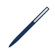 Шариковая ручка  "Bright F Gum" soft-touch, темно-синий