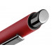 Металлическая шариковая ручка soft touch "Ellipse gum", красный с нанесением логотипа компании
