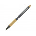 Darius шариковая ручка из переработанного алюминия, черные чернила - Серый с нанесением логотипа компании