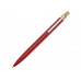 Nooshin шариковая ручка из переработанного алюминия, черные чернила - Красный с нанесением логотипа компании