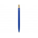 Nooshin шариковая ручка из переработанного алюминия, синие чернила - Синий с нанесением логотипа компании