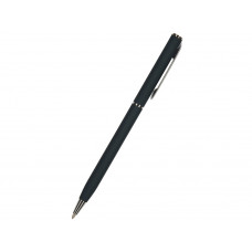 Ручка "Palermo" шариковая  автоматическая, сине-черный металлический корпус, 0,7 мм, синяя
