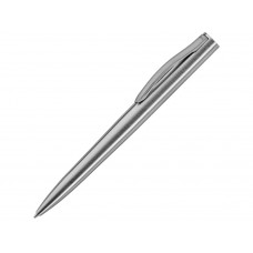 Ручка шариковая металлическая «Titan M», серебристый с нанесением логотипа компании