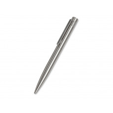 Шариковая ручка из переработанной стали "Steelite", серебристая с нанесением логотипа компании