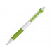 Ручка пластиковая шариковая «Centric», белый/зеленое яблоко с нанесением логотипа компании