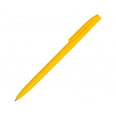 Ручка пластиковая шариковая «Reedy», желтый с нанесением логотипа компании