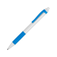 Ручка пластиковая шариковая «Centric», белый/голубой