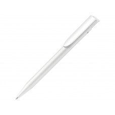 Шариковая ручка из 100% переработанного пластика "Happy recy", белый с нанесением логотипа компании