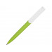 Ручка пластиковая шариковая «Umbo BiColor», зеленое яблоко/белый с нанесением логотипа компании