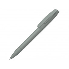 Шариковая ручка "Coral Gum " с прорезиненным soft-touch корпусом и клипом., серый