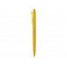 Ручка пластиковая soft-touch шариковая «Plane», желтый с нанесением логотипа компании