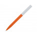 Шариковая ручка Unix из переработанной пластмассы, черные чернила - Оранжевый с нанесением логотипа компании