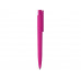 Шариковая ручка "RECYCLED PET PEN PRO K transparent GUM" soft-touch, розовый с нанесением логотипа компании