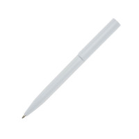 Шариковая ручка Unix из переработанной пластмассы, черные чернила - Белый
