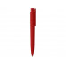 Шариковая ручка "RECYCLED PET PEN PRO K transparent GUM" soft-touch, красный с нанесением логотипа компании